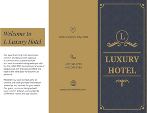 Hotel Brochure design